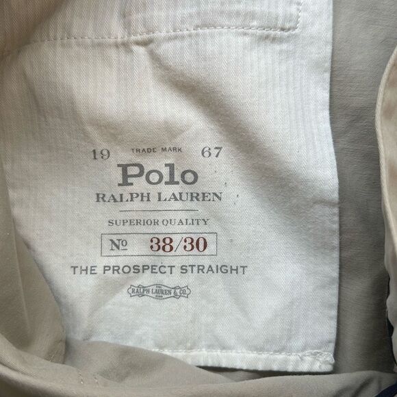 Polo Ralph Lauren Pants Mens 38 The Prospect Straight Chino Pants Trousers - Picture 8 of 14
